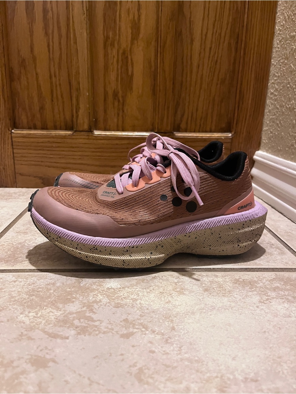 Craft Women's Pink Mauve Athletic Running Trail Shoes